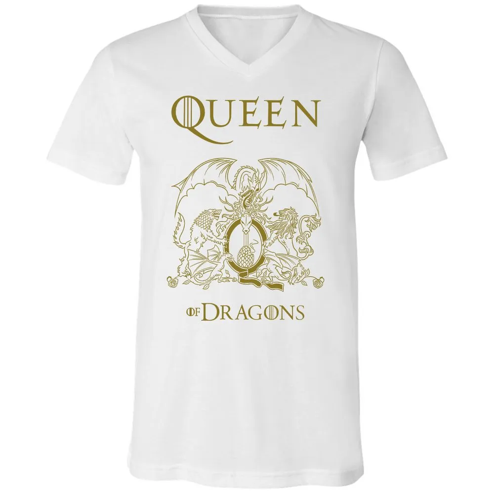 Unisex V-Neck T-Shirt - H6GQRTWP - White - 5