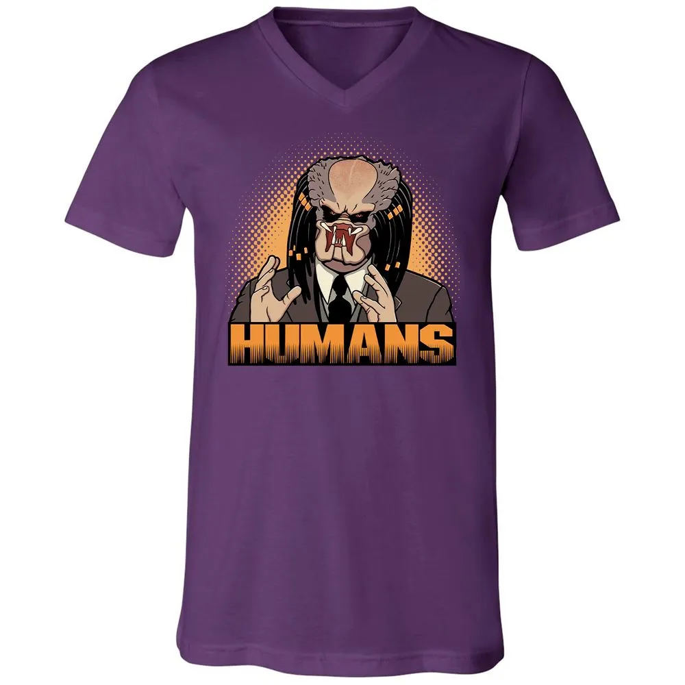 Unisex V-Neck T-Shirt - 92YXQDNS - Team Purple - 9