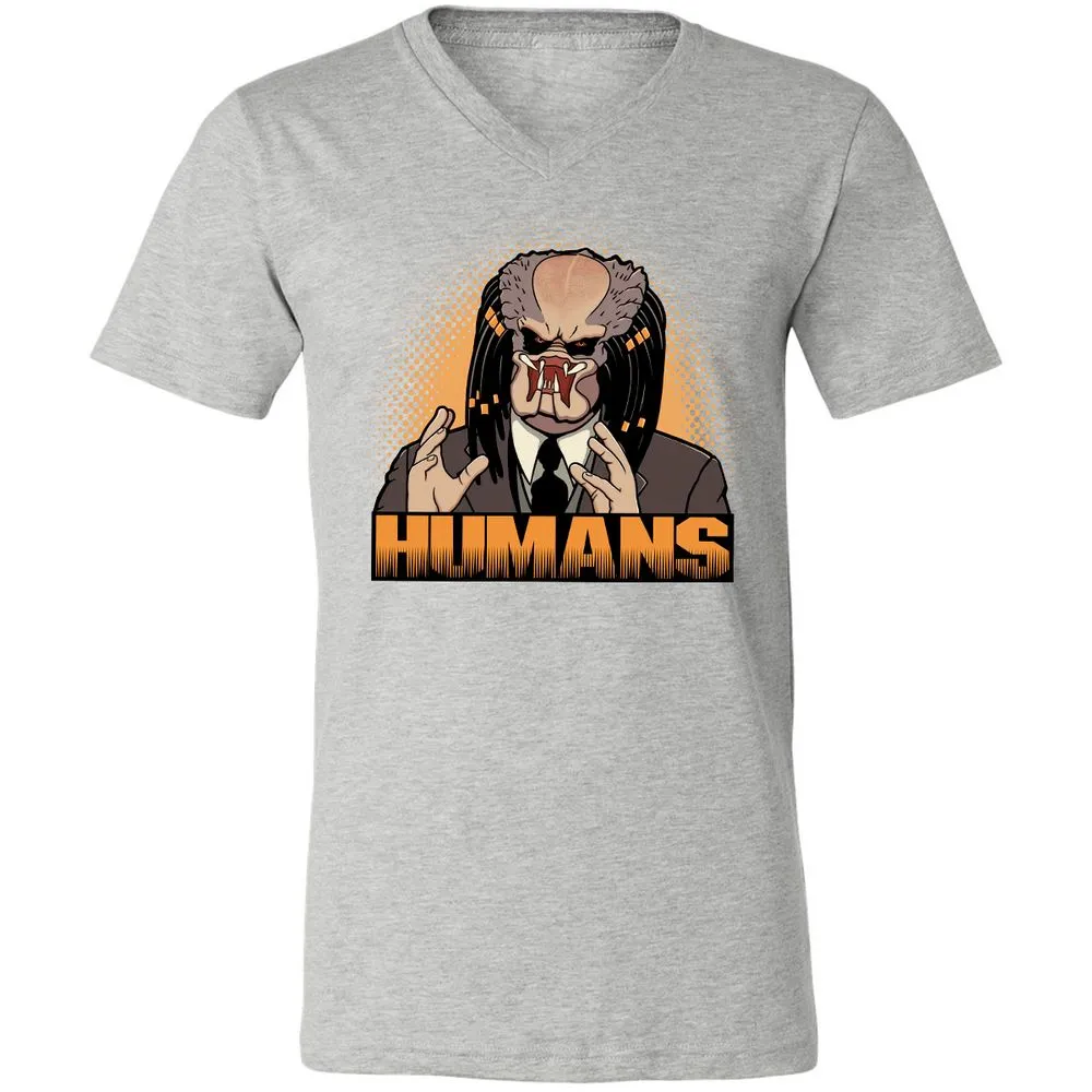 Unisex V-Neck T-Shirt - 92YXQDNS - Athletic Heather - 7