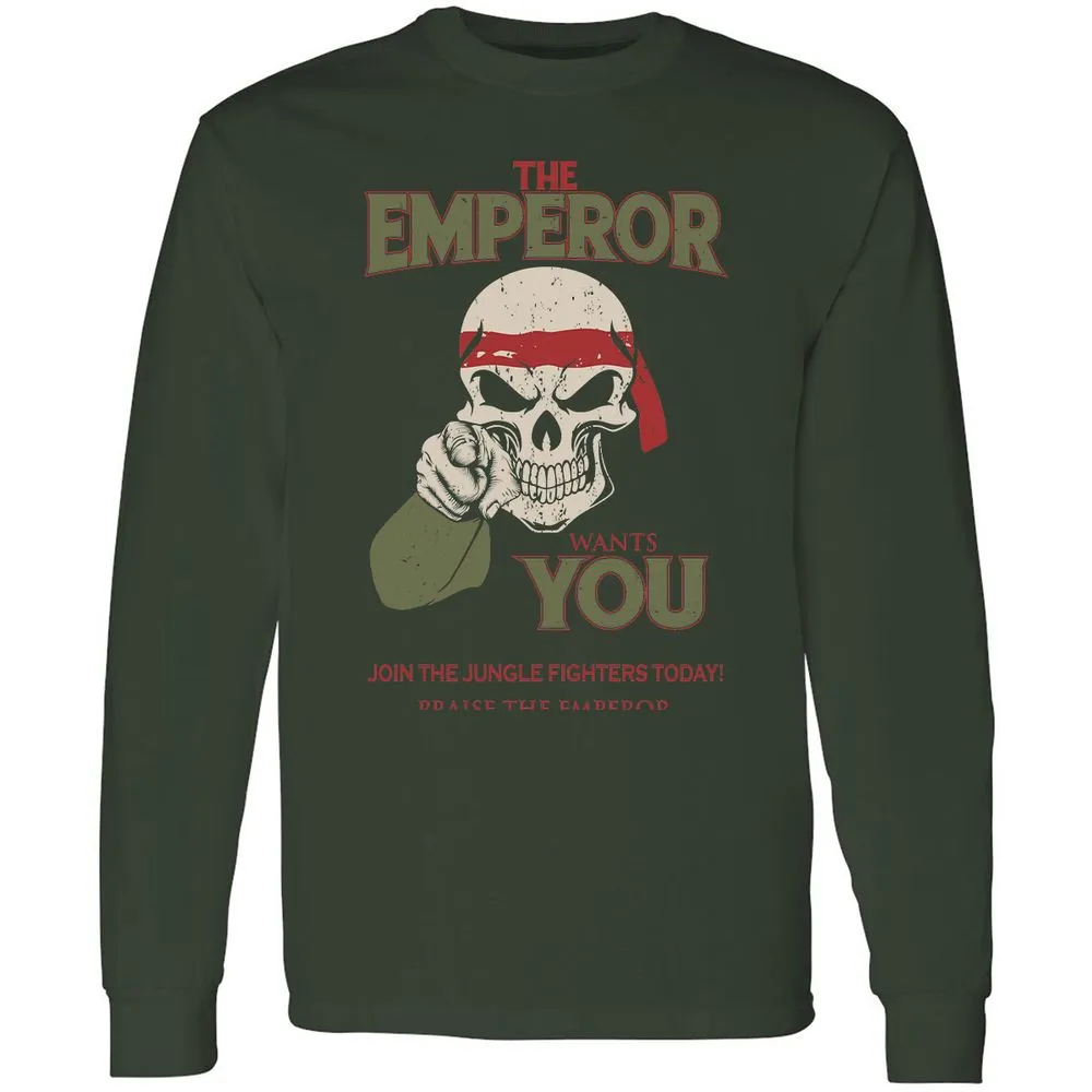 Long Sleeve T-Shirt - X6531H7H - Forest Green - 4