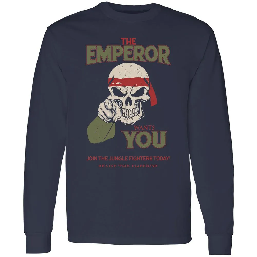 Long Sleeve T-Shirt - X6531H7H - Navy - 2