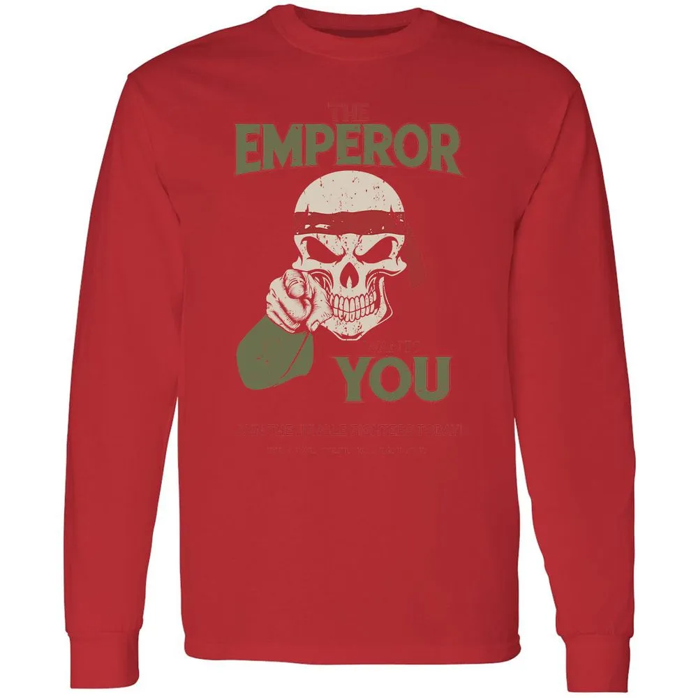 Long Sleeve T-Shirt - X6531H7H - Red - 14