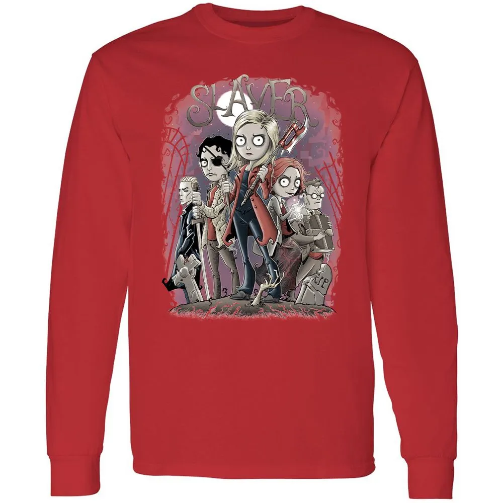 Long Sleeve T-Shirt - 6CUDQMPZ - Red - 14