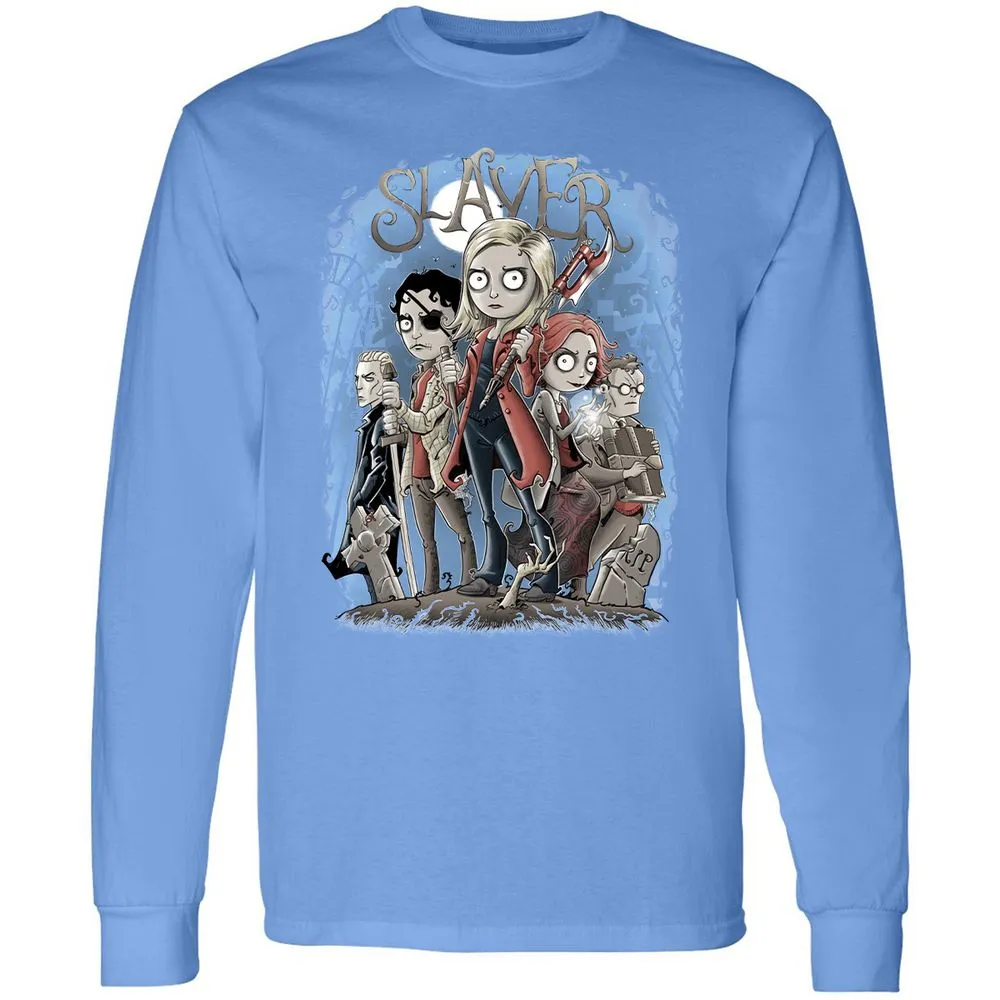 Long Sleeve T-Shirt - 6CUDQMPZ - Carolina Blue - 12