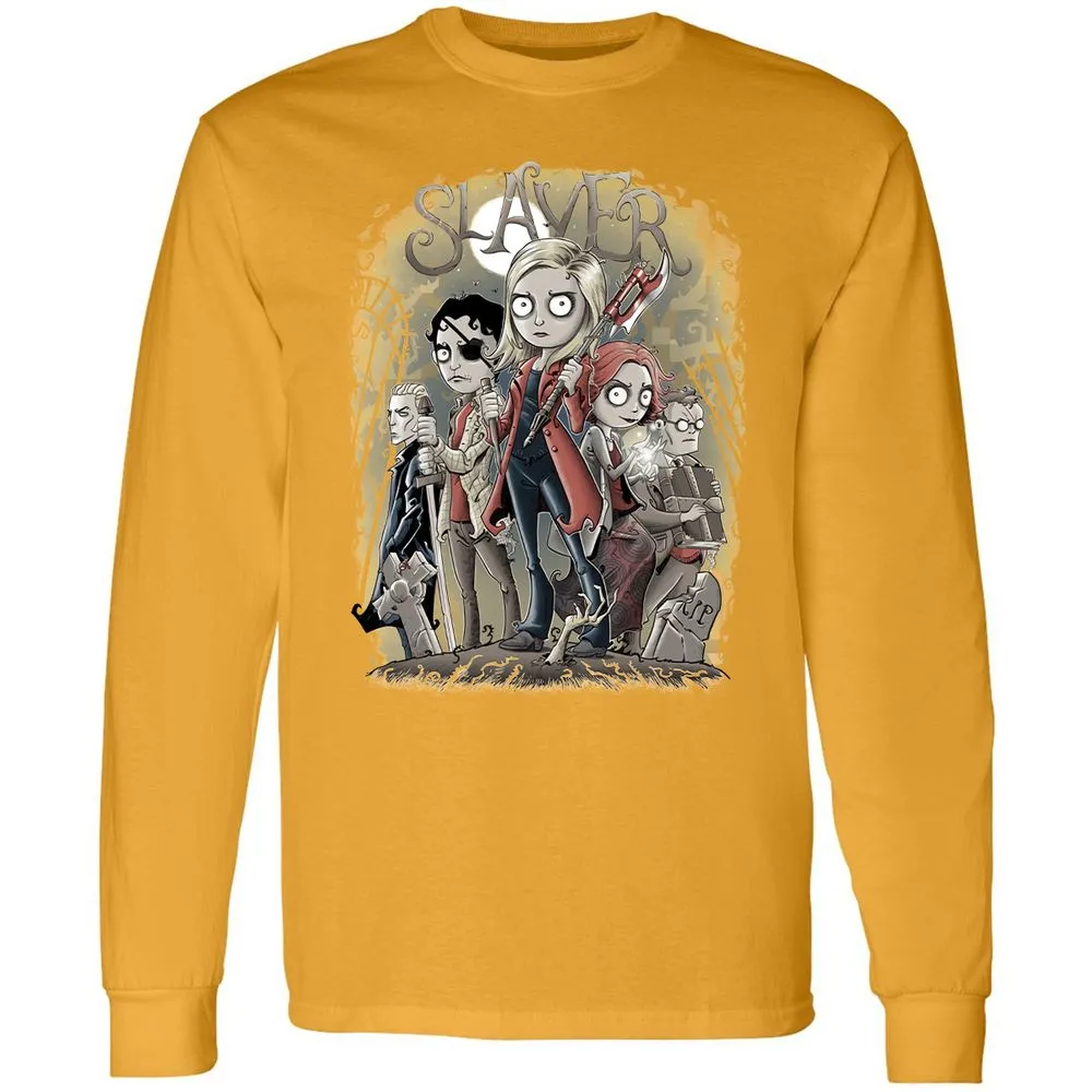 Long Sleeve T-Shirt - 6CUDQMPZ - Gold - 9