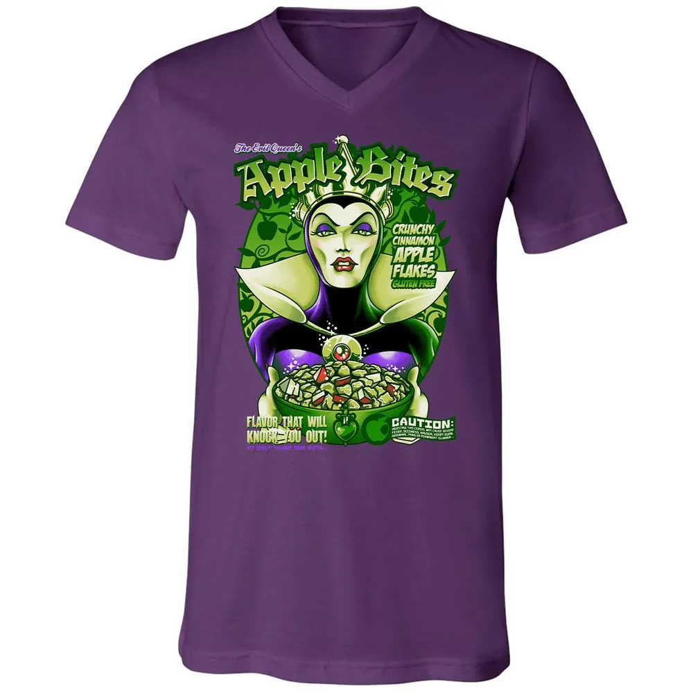 Unisex V-Neck T-Shirt - HWVTKASN - Team Purple - 9