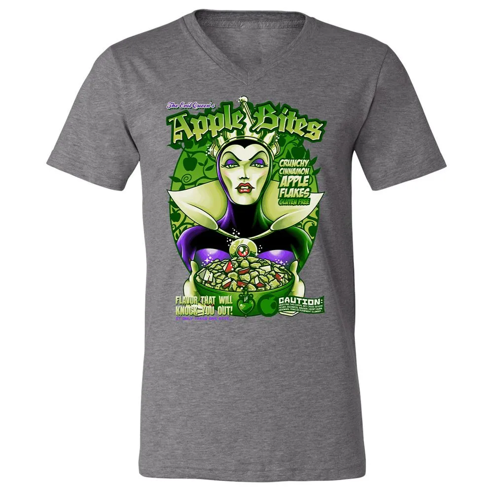 Unisex V-Neck T-Shirt - HWVTKASN - Deep Heather - 13