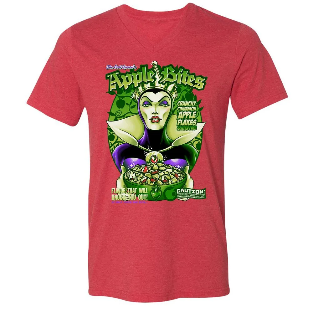 Unisex V-Neck T-Shirt - HWVTKASN - Heather Red - 16