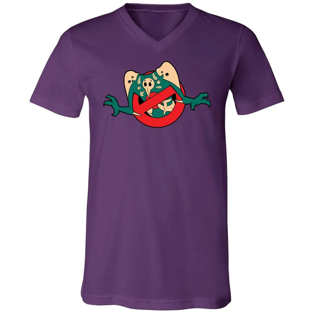 Unisex V-Neck T-Shirt - KWGTEPTV - Team Purple - 9