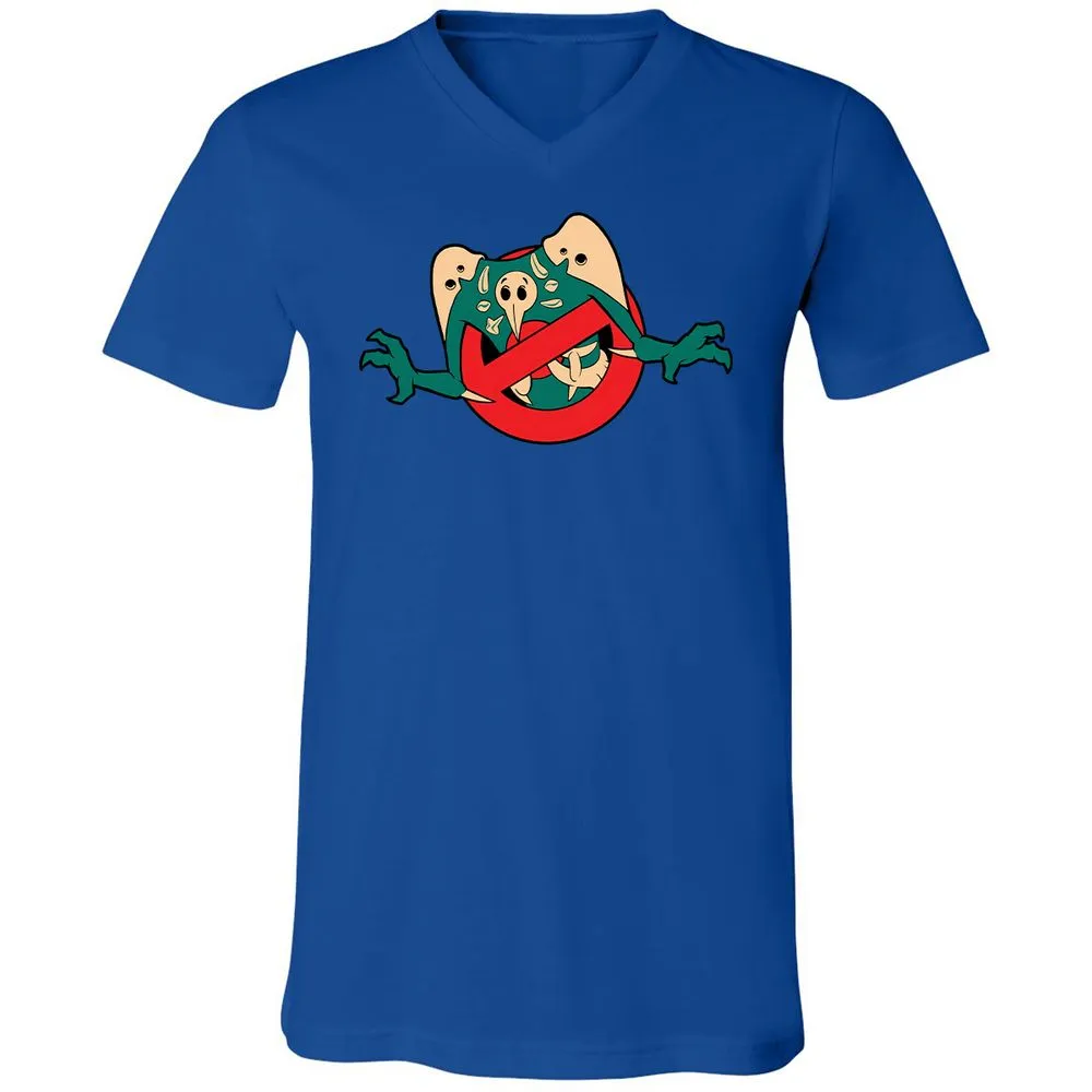 Unisex V-Neck T-Shirt - KWGTEPTV - True Royal - 4