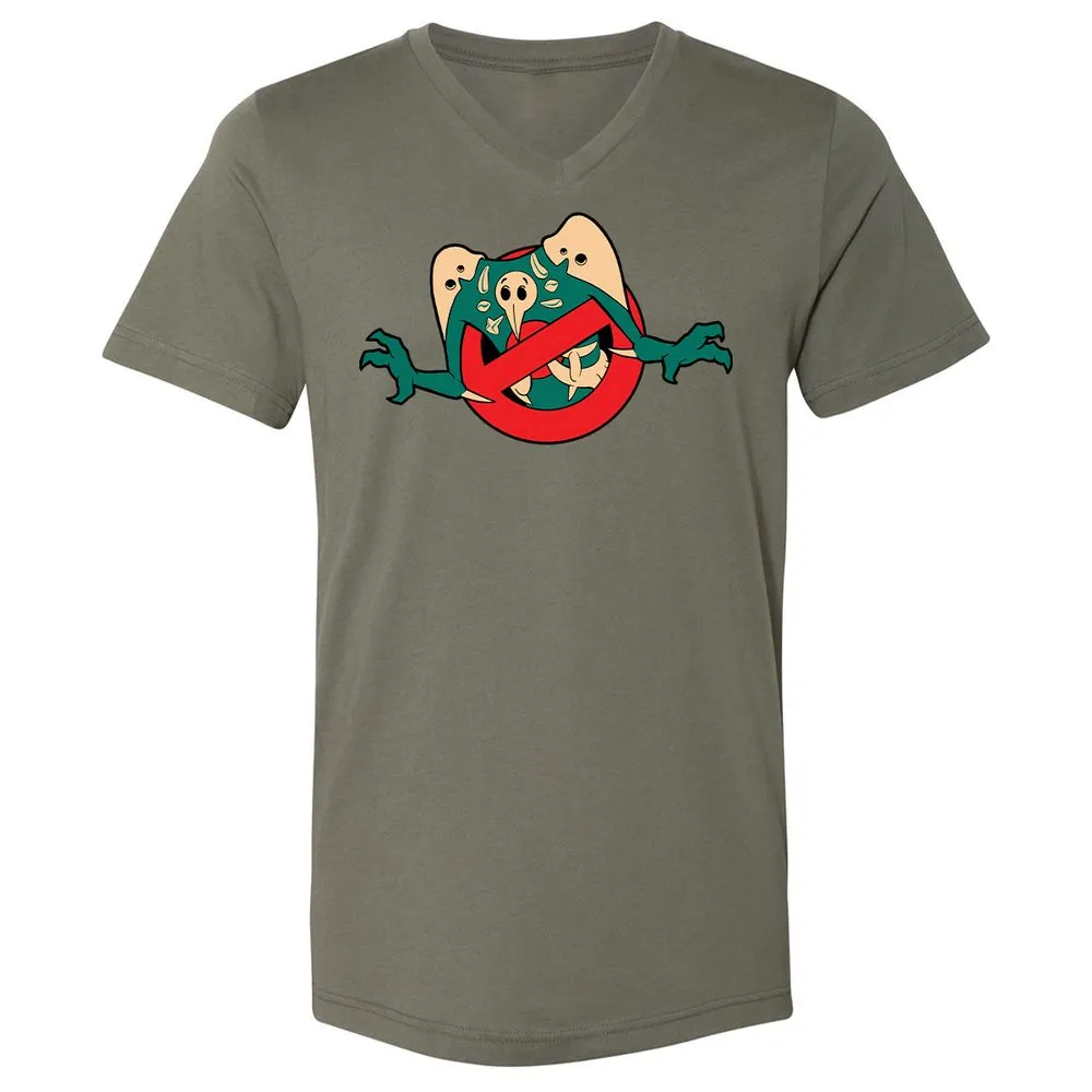 Unisex V-Neck T-Shirt - KWGTEPTV - Military Green - 10