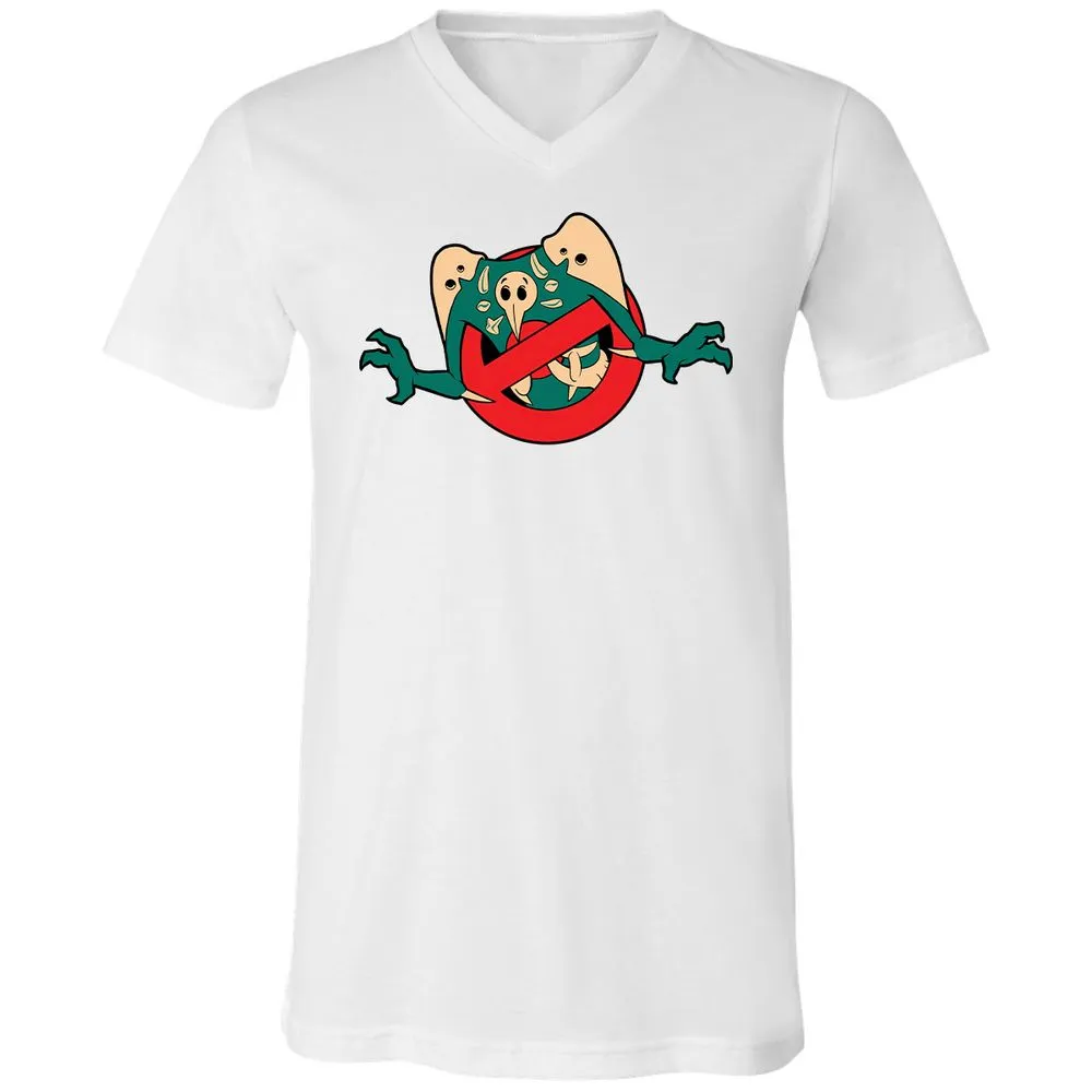 Unisex V-Neck T-Shirt - KWGTEPTV - White - 5