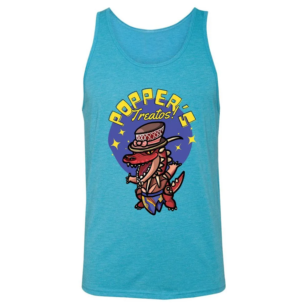 Unisex Jersey Tank - VE2RD9BD - Aqua Triblend - 3