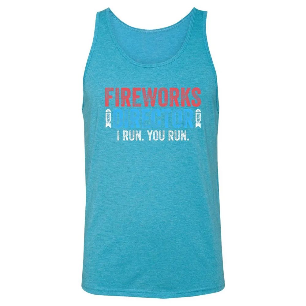 Unisex Jersey Tank - 7EEQTSWF - Aqua Triblend - 3