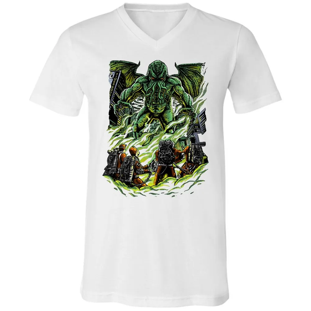 Unisex V-Neck T-Shirt - U43HSAM4 - White - 5