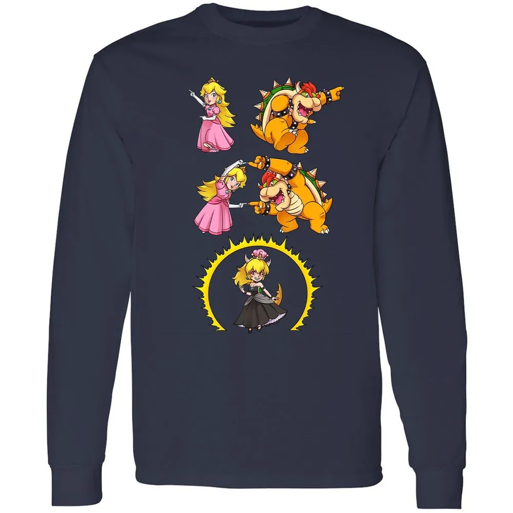 Long Sleeve T-Shirt - 5ZA6W2UZ - Navy - 2