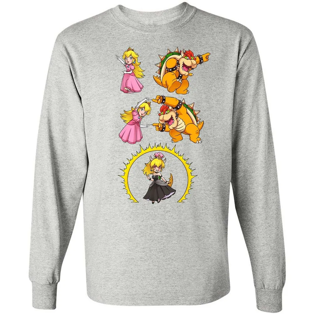 Long Sleeve T-Shirt - 5ZA6W2UZ - Ash - 7