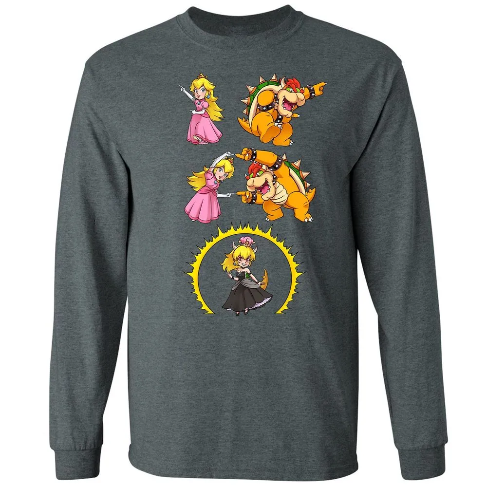 Long Sleeve T-Shirt - 5ZA6W2UZ - Dark Heather - 15