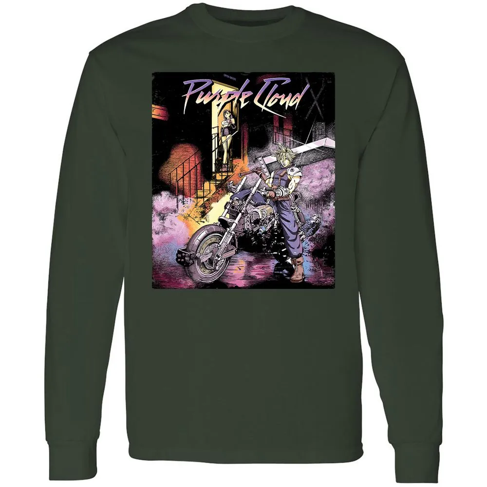 Long Sleeve T-Shirt - W54E9QBD - Forest Green - 4