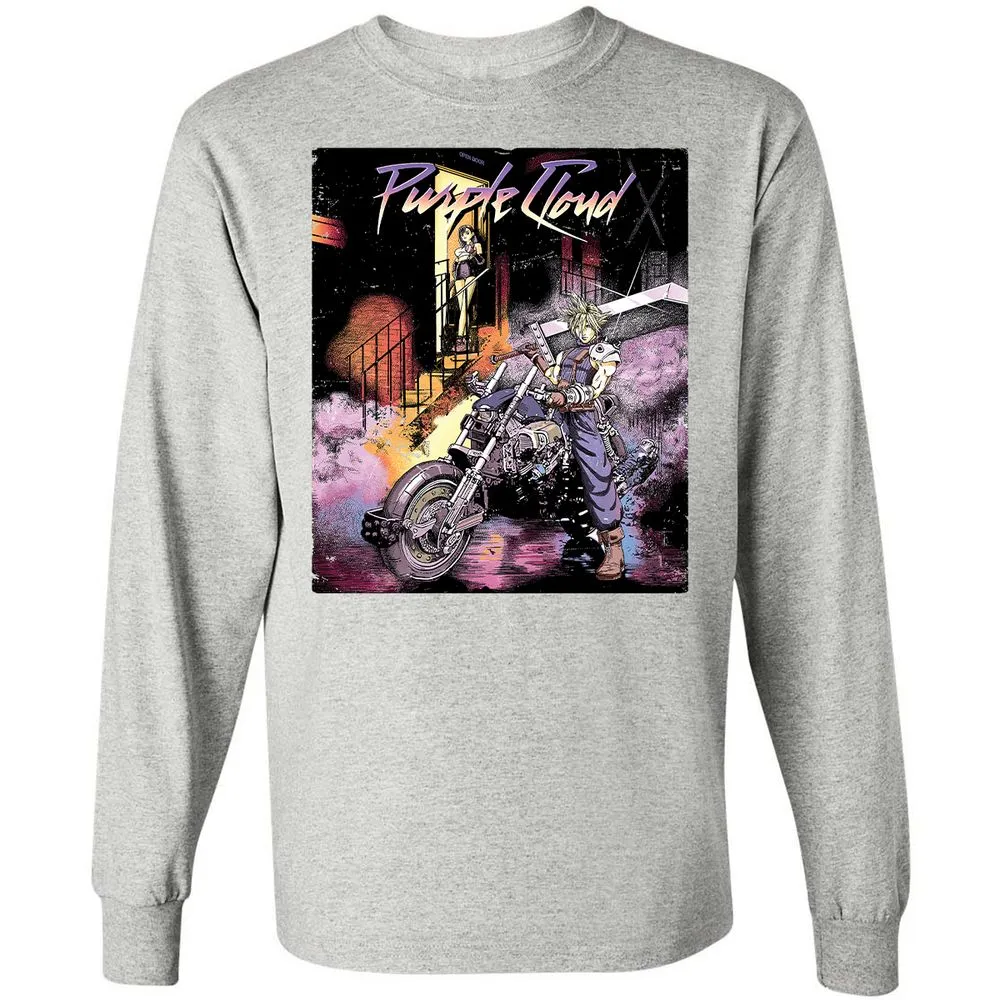 Long Sleeve T-Shirt - W54E9QBD - Ash - 7