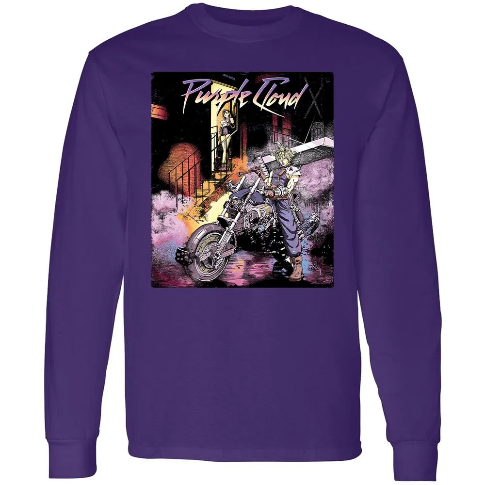 Long Sleeve T-Shirt - W54E9QBD - Purple - 13