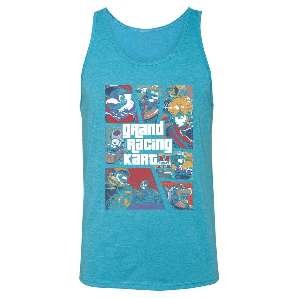 Unisex Jersey Tank - BRG9P3PV - Aqua Triblend - 3