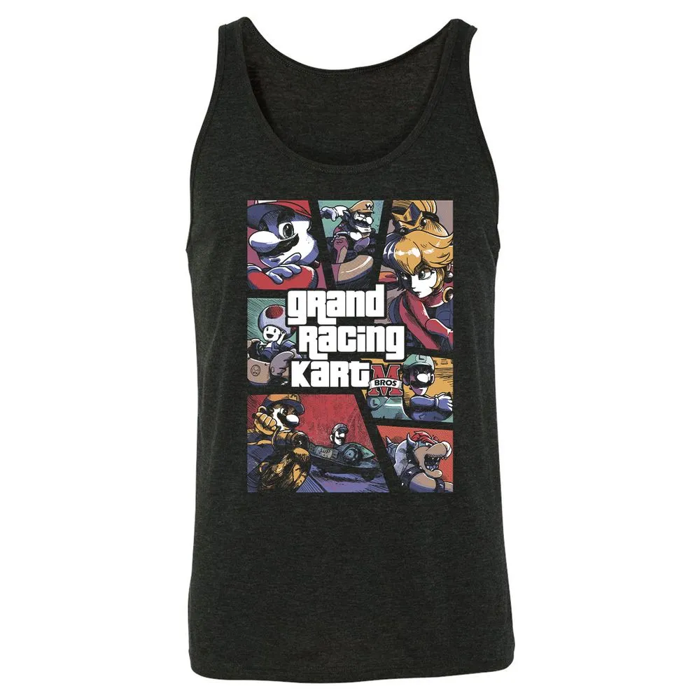 Unisex Jersey Tank - BRG9P3PV - Charcoal Black Triblend - 5