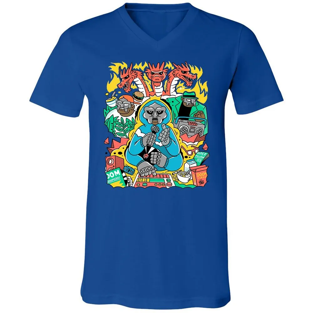 Unisex V-Neck T-Shirt - TT84195T - True Royal - 4