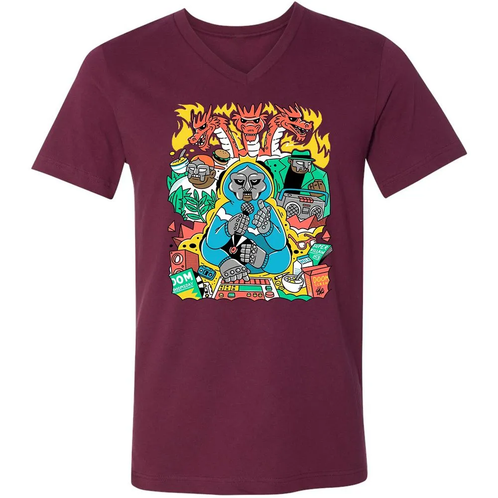 Unisex V-Neck T-Shirt - TT84195T - Maroon - 6