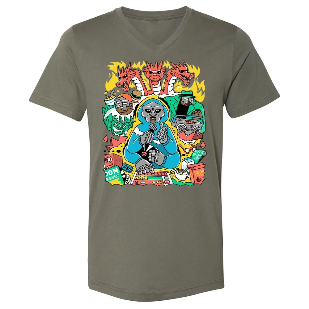 Unisex V-Neck T-Shirt - TT84195T - Military Green - 10