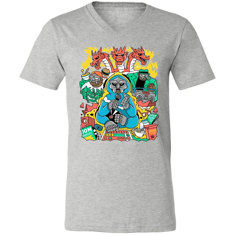 Unisex V-Neck T-Shirt - TT84195T - Athletic Heather - 7