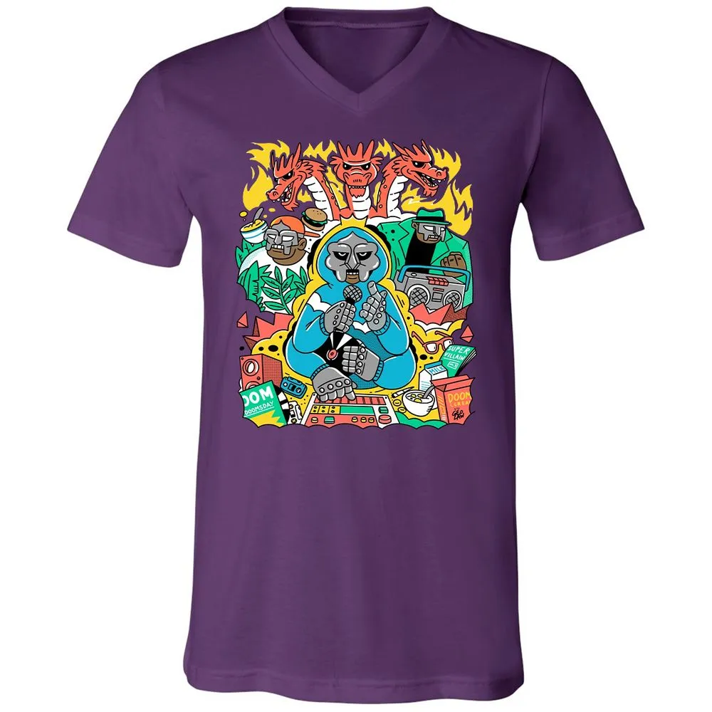 Unisex V-Neck T-Shirt - TT84195T - Team Purple - 9
