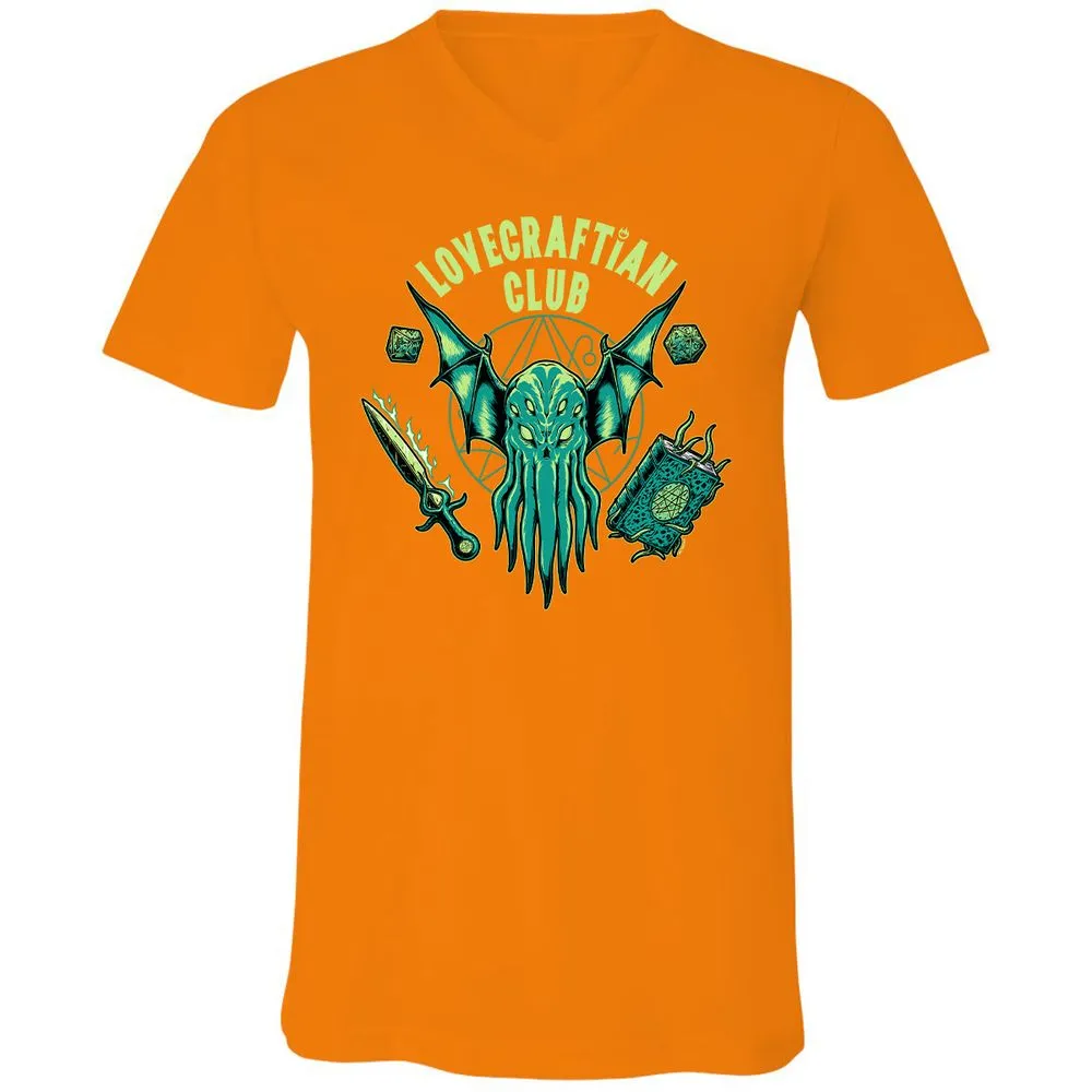 Unisex V-Neck T-Shirt - T4U2NFB5 - Orange - 11