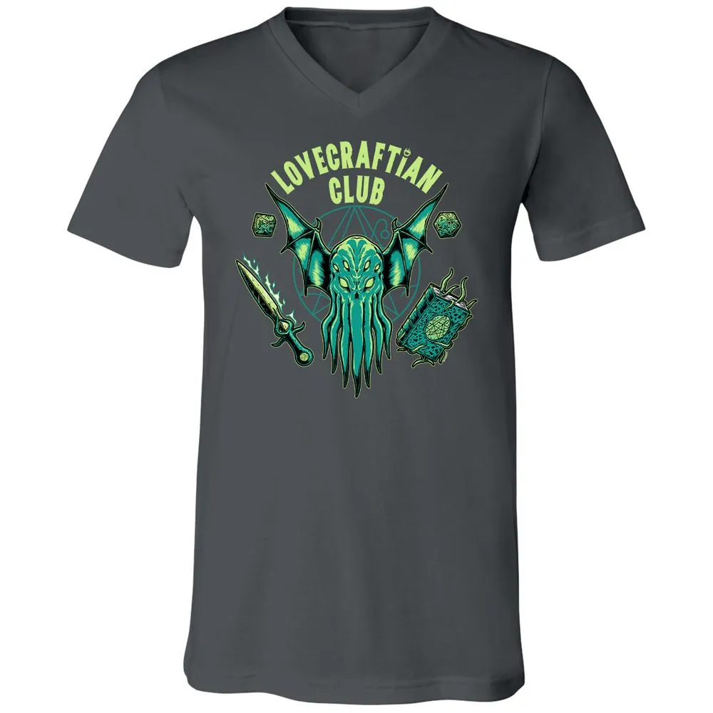 Unisex V-Neck T-Shirt - T4U2NFB5 - Asphalt - 12