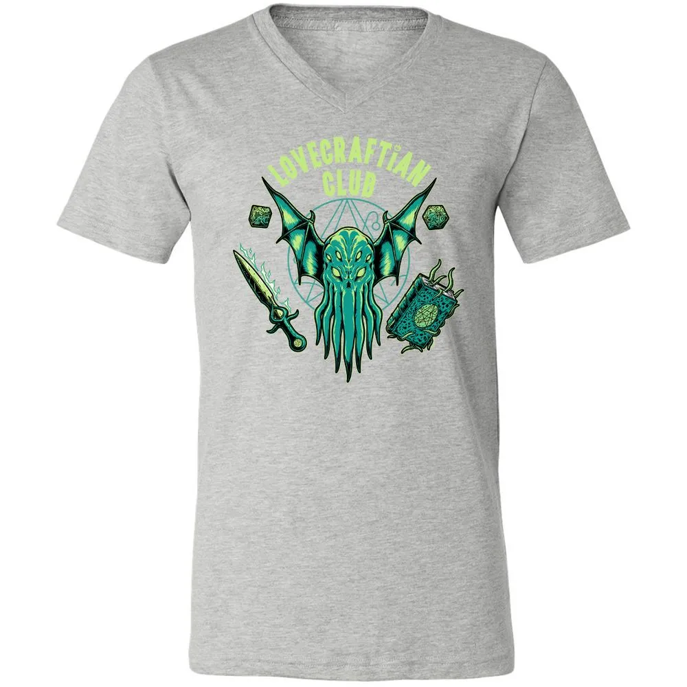 Unisex V-Neck T-Shirt - T4U2NFB5 - Athletic Heather - 7