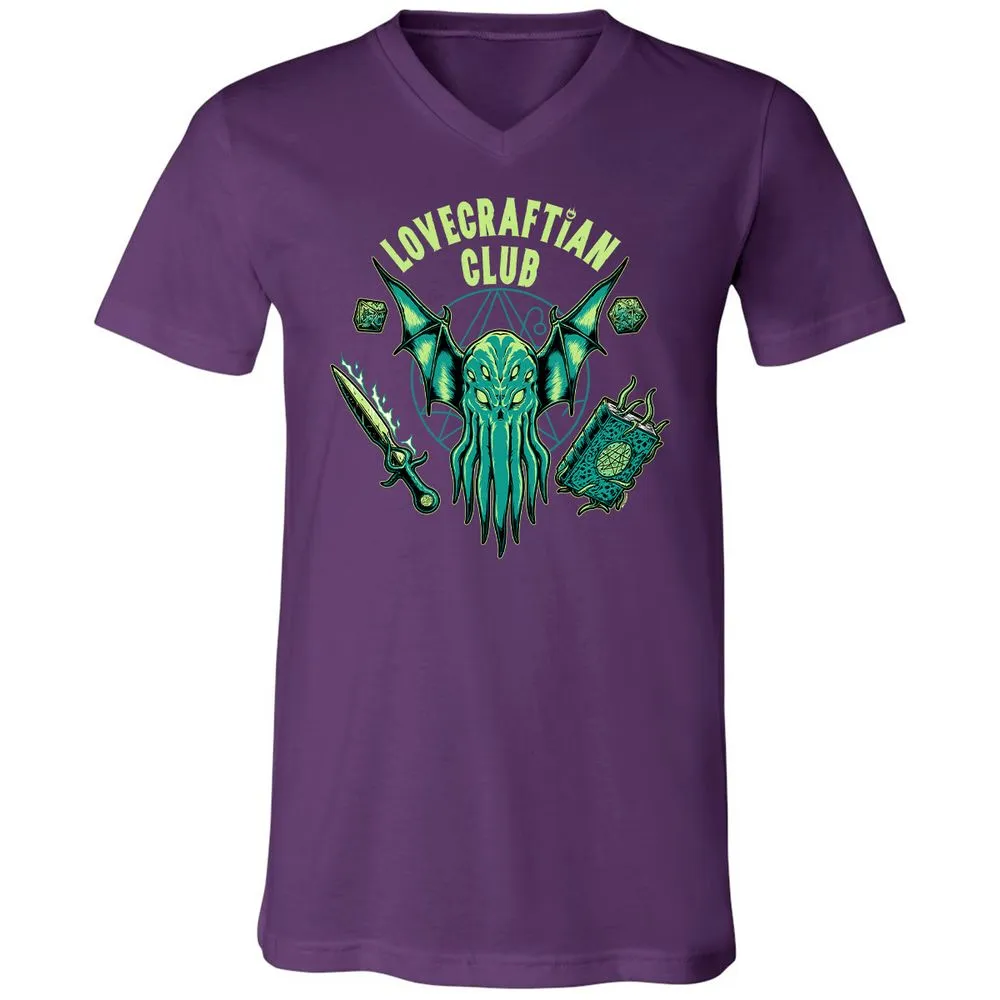 Unisex V-Neck T-Shirt - T4U2NFB5 - Team Purple - 9
