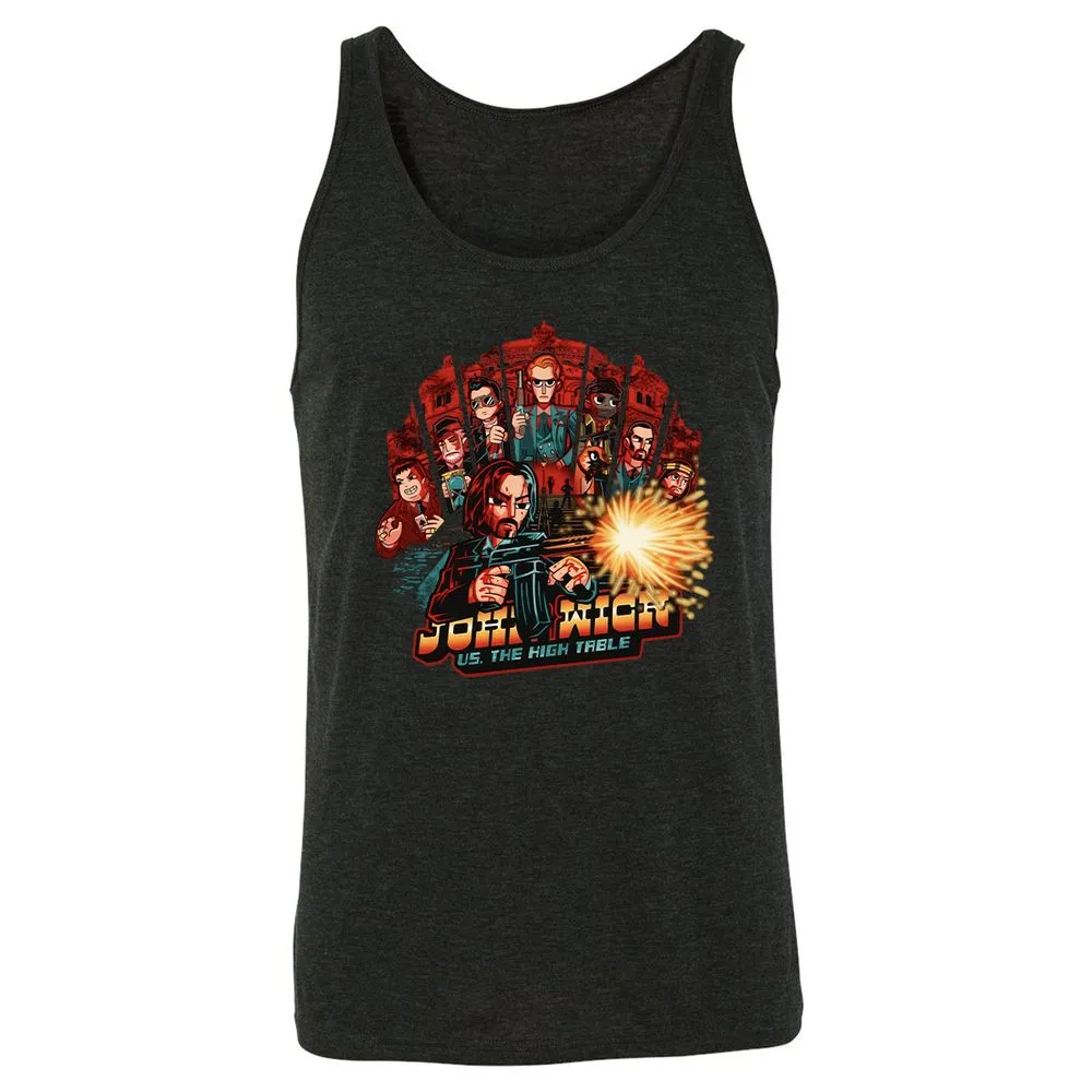 Unisex Jersey Tank - 9U78NA7X - Charcoal Black Triblend - 5