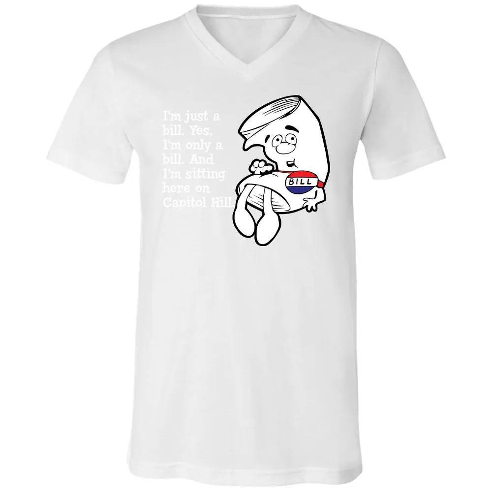Unisex V-Neck T-Shirt - EWWWJ3TG - White - 5
