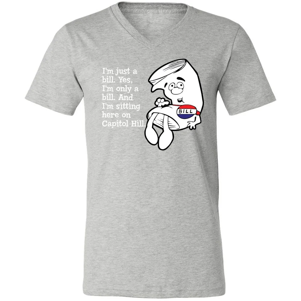 Unisex V-Neck T-Shirt - EWWWJ3TG - Athletic Heather - 7