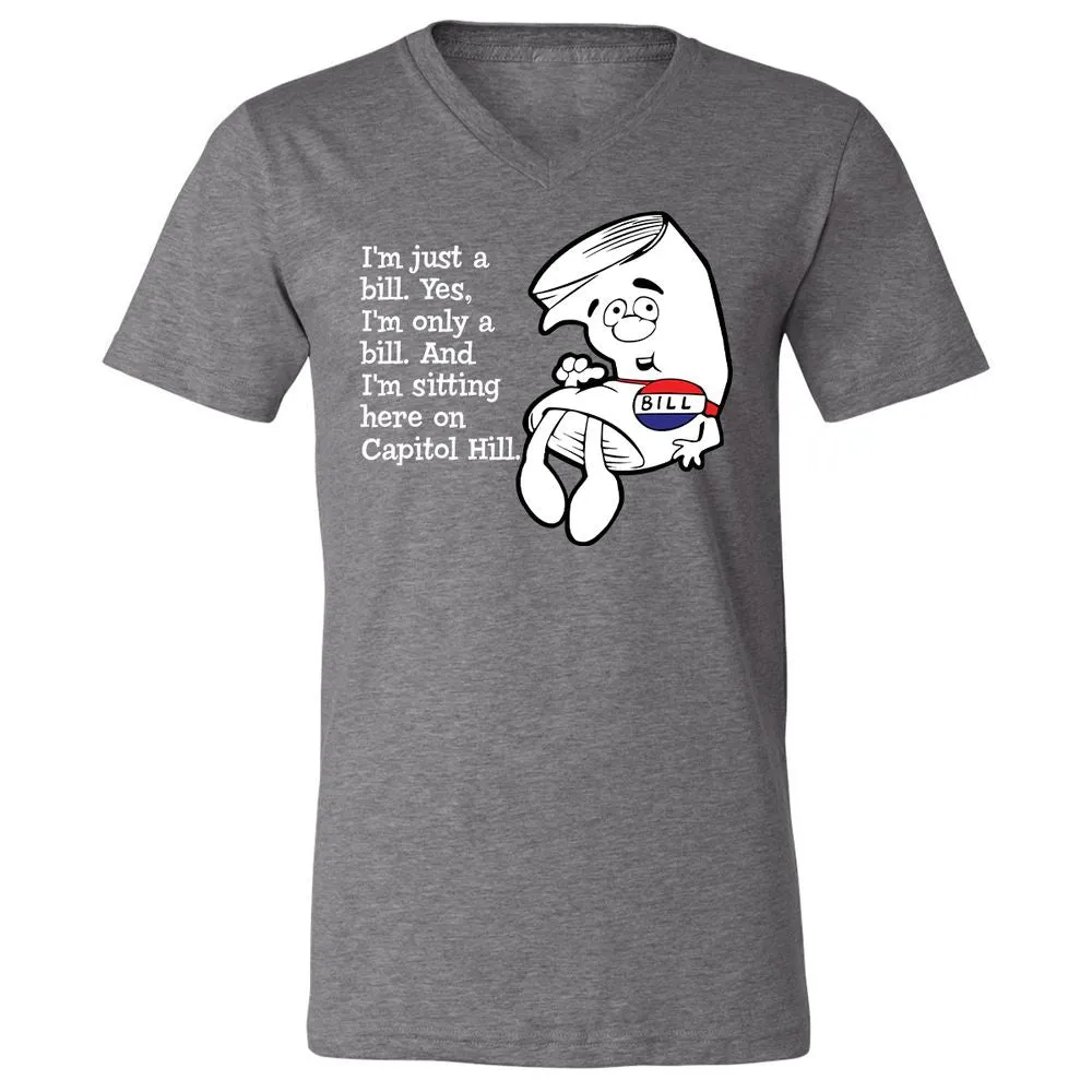 Unisex V-Neck T-Shirt - EWWWJ3TG - Deep Heather - 13