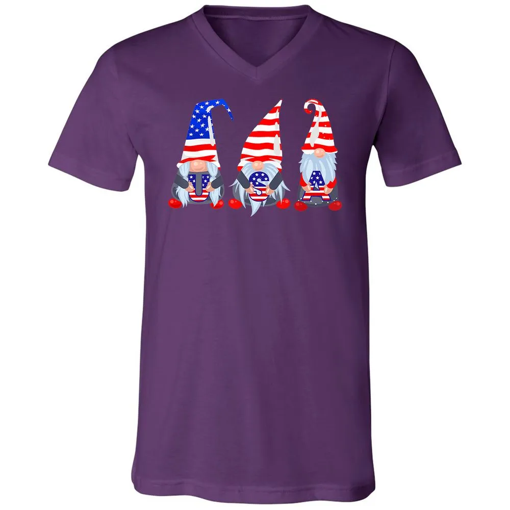 Unisex V-Neck T-Shirt - 61P5TJAD - Team Purple - 9