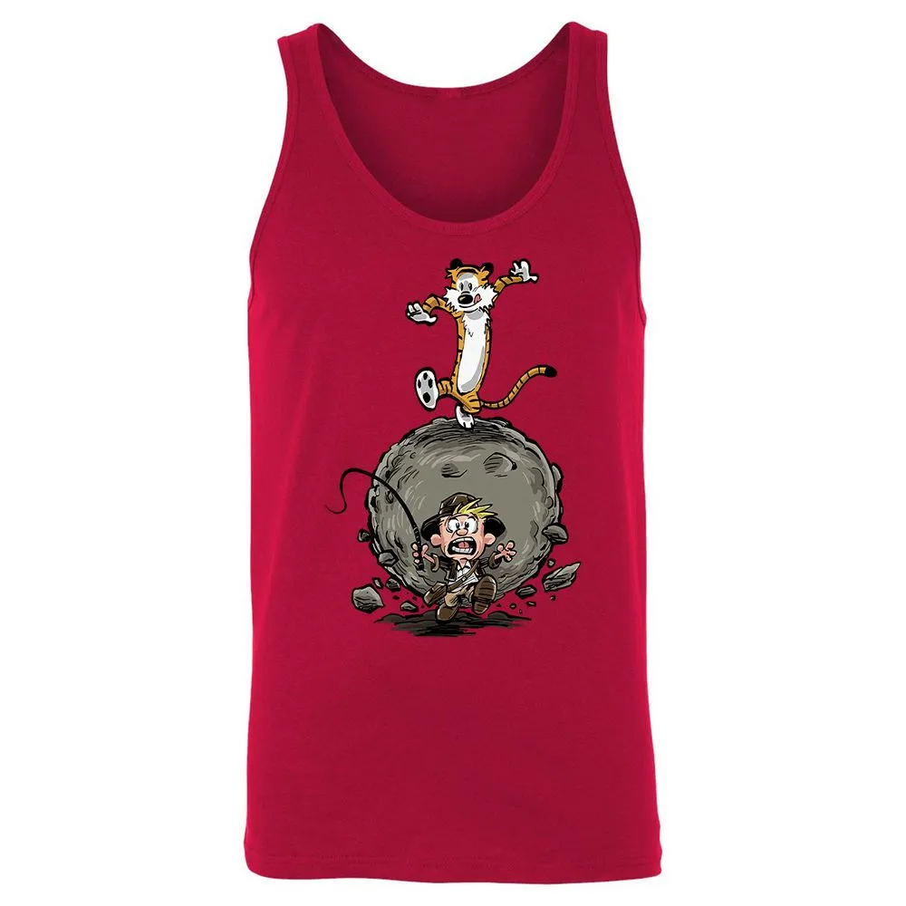 Unisex Jersey Tank - B6V2NNYM - Red - 11