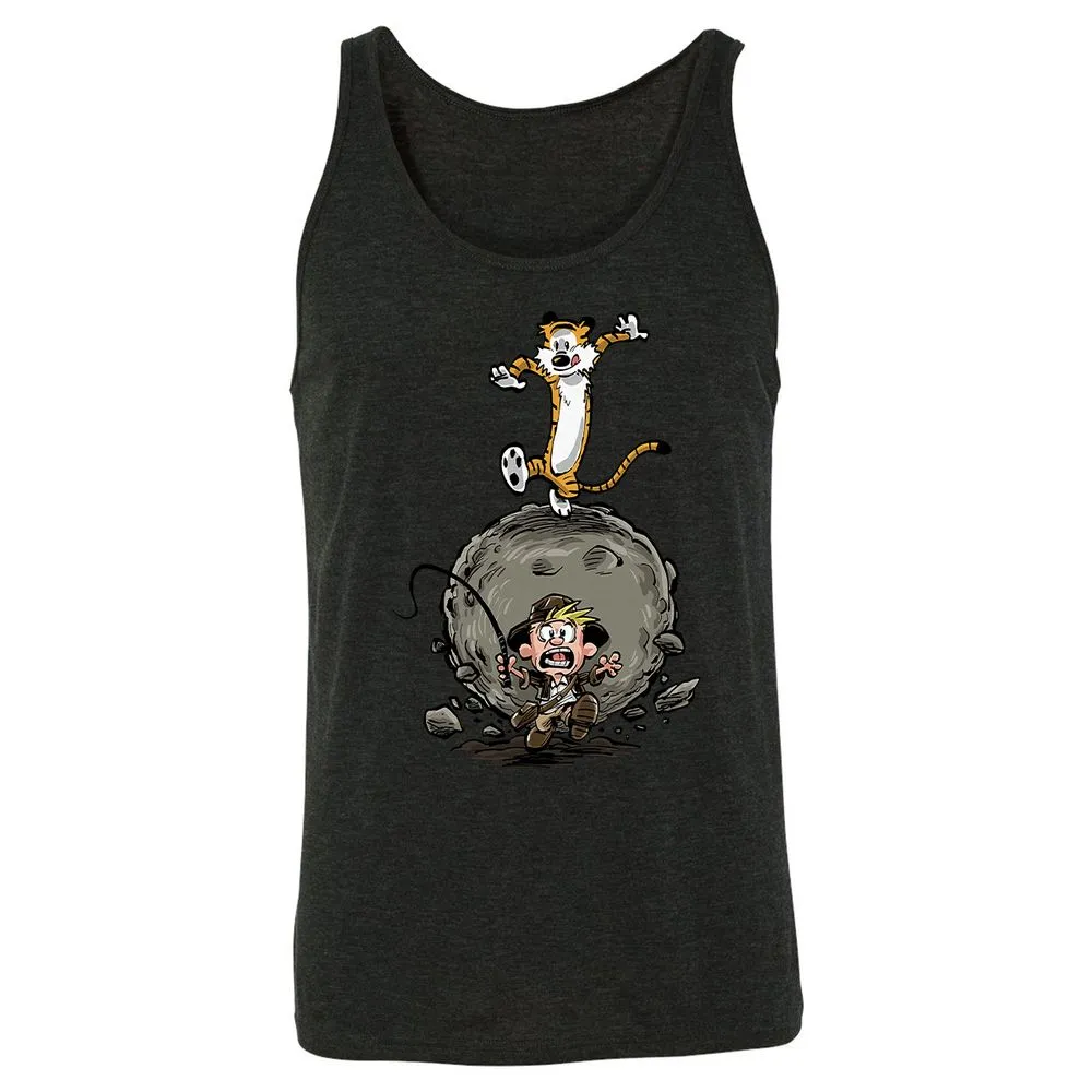 Unisex Jersey Tank - B6V2NNYM - Charcoal Black Triblend - 5