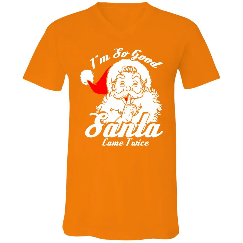 Unisex V-Neck T-Shirt - FV1PBM8E - Orange - 11