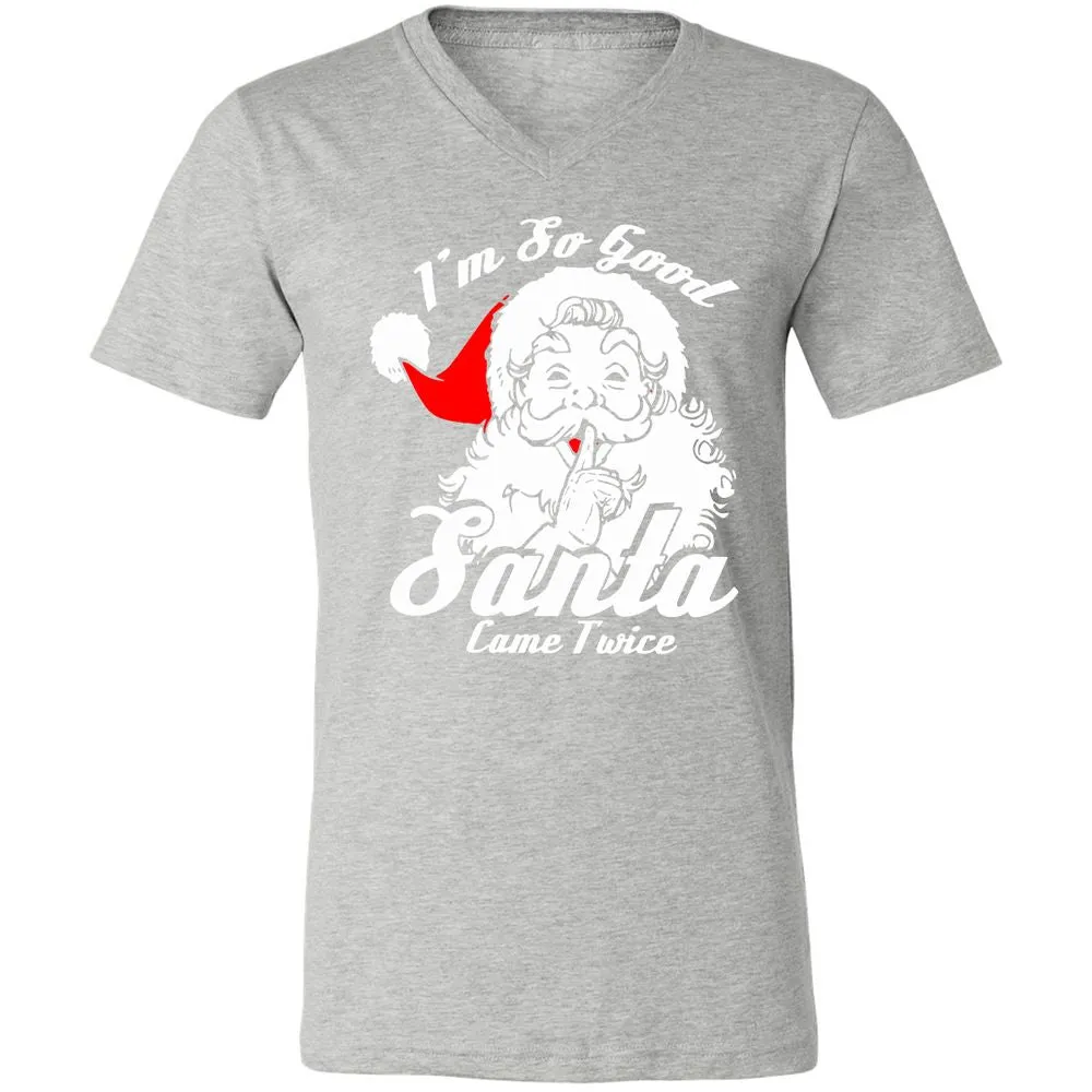 Unisex V-Neck T-Shirt - FV1PBM8E - Athletic Heather - 7