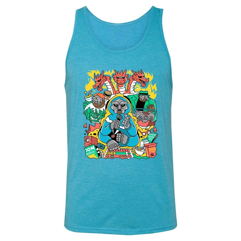 Unisex Jersey Tank - 54YZ39PN - Aqua Triblend - 3