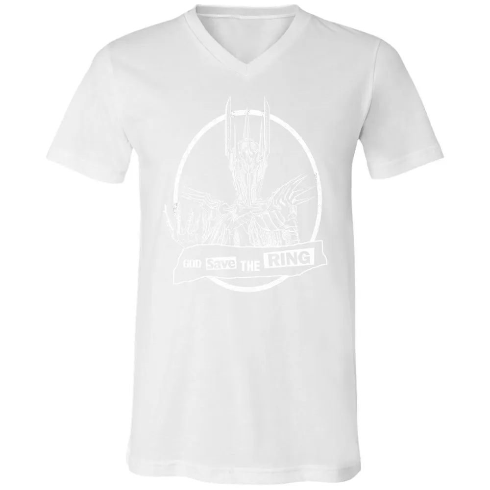 Unisex V-Neck T-Shirt - RE4YBXX4 - White - 5