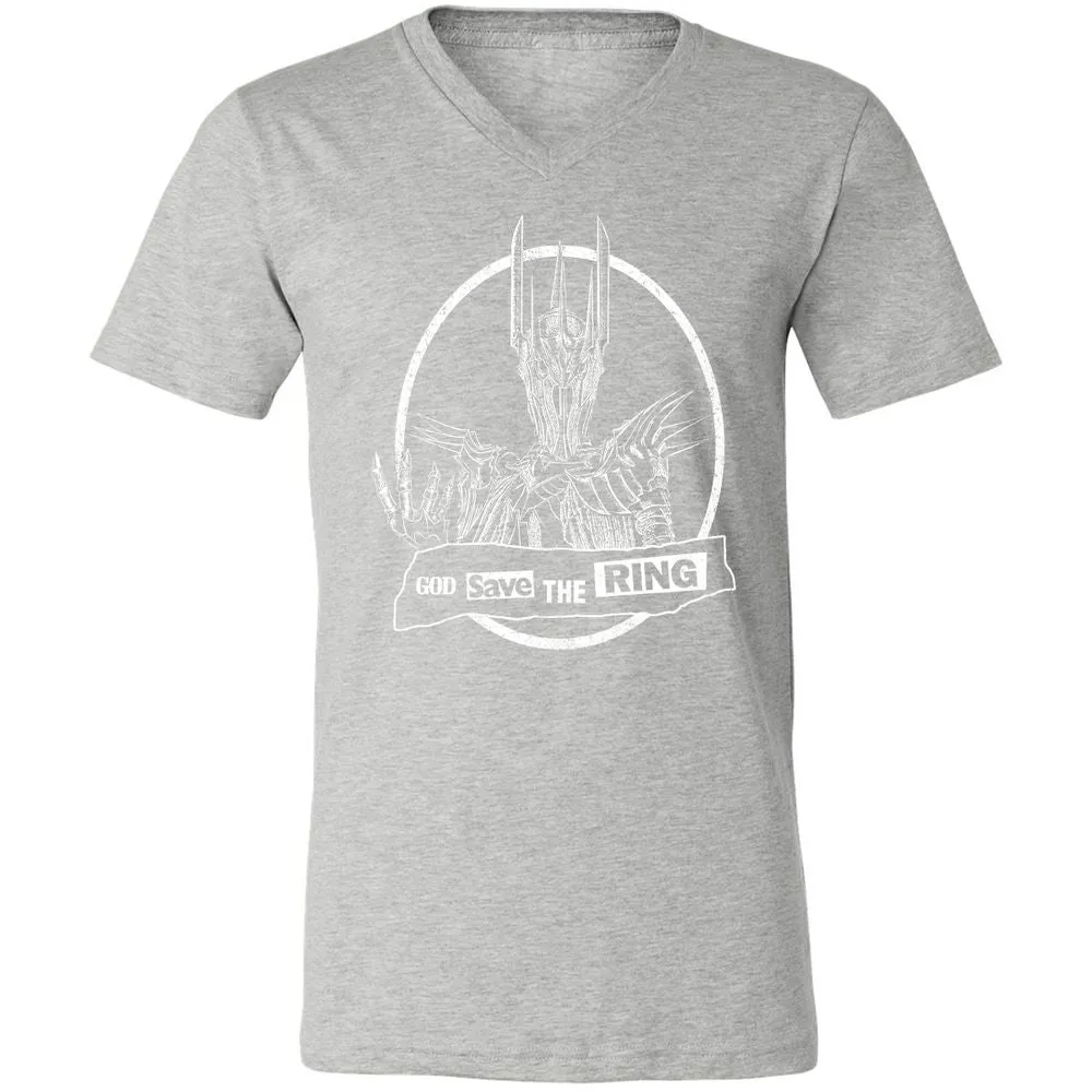 Unisex V-Neck T-Shirt - RE4YBXX4 - Athletic Heather - 7