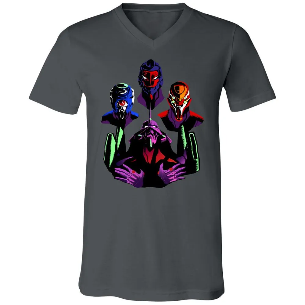 Unisex V-Neck T-Shirt - 7RPGW4W7 - Asphalt - 12