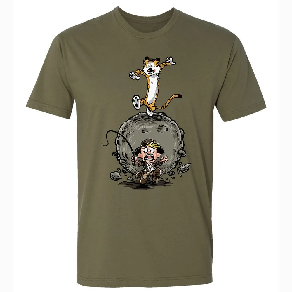 Premium Unisex T-Shirt - F2NFFV9N - Military Green - 5